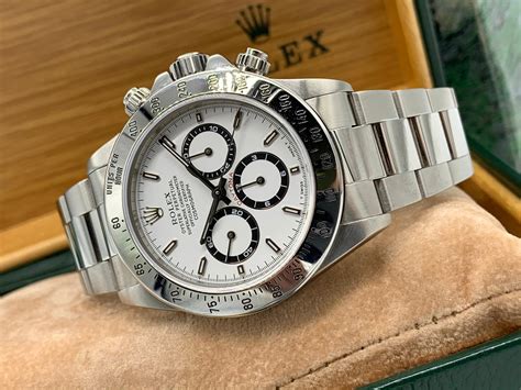 rolex daytona 16520 stainless steel zenith cosmograph replica|rolex daytona 16520 for sale.